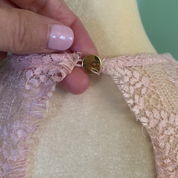 NWT:CeCe Gigi Pink Twist Lace Dress - Picture 9 of 14